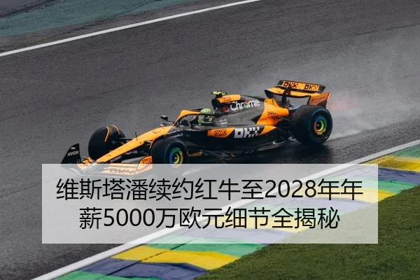 维斯塔潘续约红牛至2028年年薪5000万欧元细节全揭秘